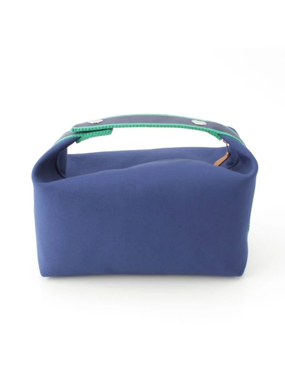 Hermes Brid-a-brac GM Cotton Pouch Marine